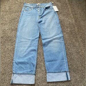 Women’s Light Blue Wide-Leg Jeans